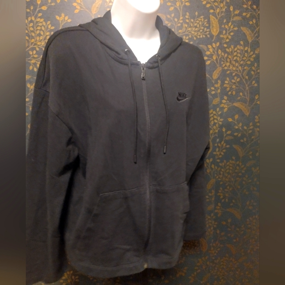 Nike Black Zipper Hoodie